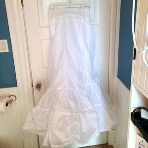 Trumpet/Mermaid petticoat for wedding dress